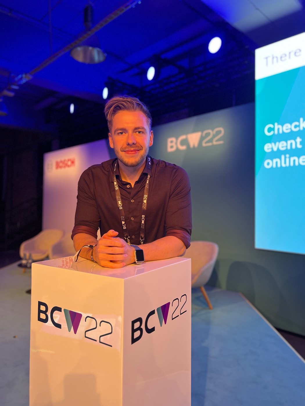 BCW22 stage and presentation context photo
